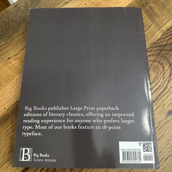 The Last Of The Mohicans James Fenimore Cooper Large Print - Picture 7 of 7